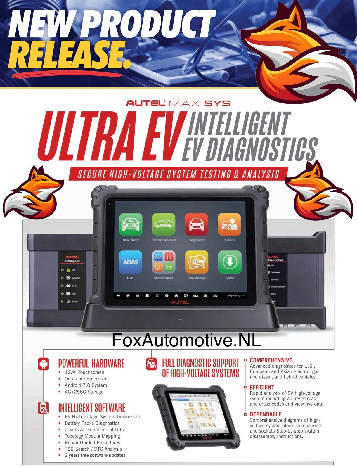 Autel MaxiSys Ultra & Ultra EV nieuw, Ophalen of Verzenden