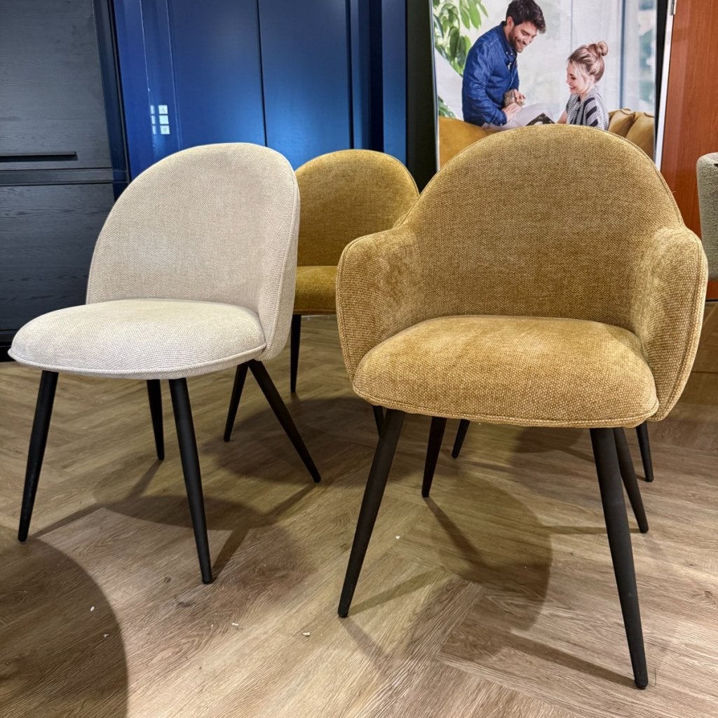 Aquino Eetkamerstoelen Set Van 4 - IN.HOUSE, Niet ingevuld, Niet ingevuld, Niet ingevuld
