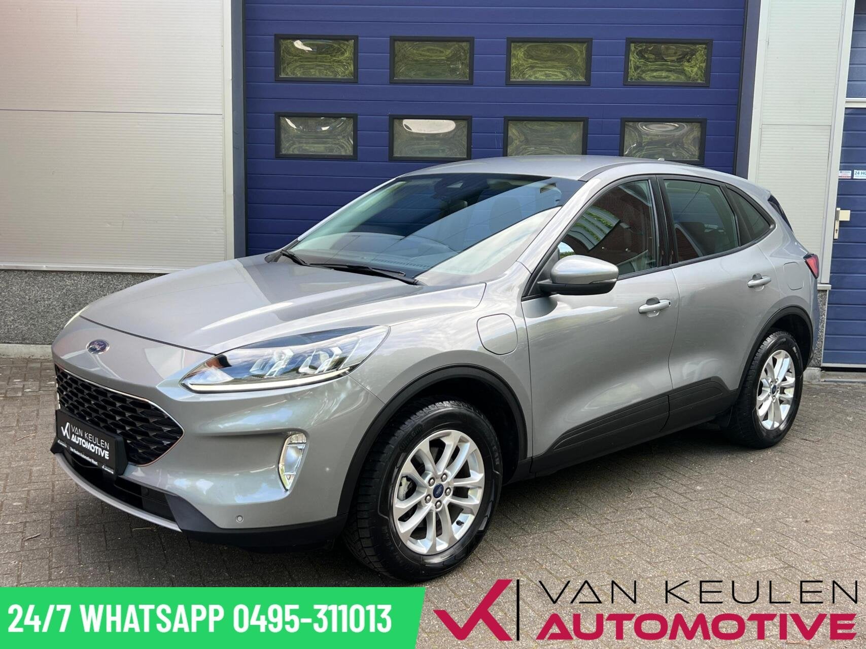 Ford Kuga 2.5 PHEV 225 PK l 65 KM elektrisch l 1e Eigenaar, Auto's, Dealer onderhouden, Stof, Gebruikt, 4 cilinders