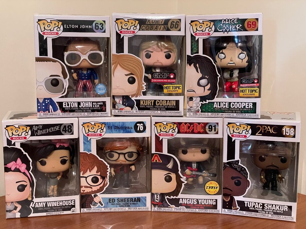 Funko Pop! Rocks (Beatles Hendrix Doors Queen Nirvana Swift), Ophalen of Verzenden, Nieuw, Pop, Beeldje of Miniatuur