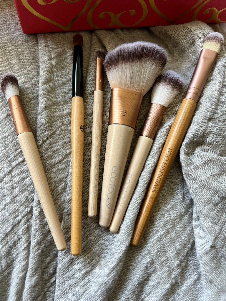 ecotools makeup kwastenset, Ophalen of Verzenden, Nieuw, Gehele gezicht, Toebehoren