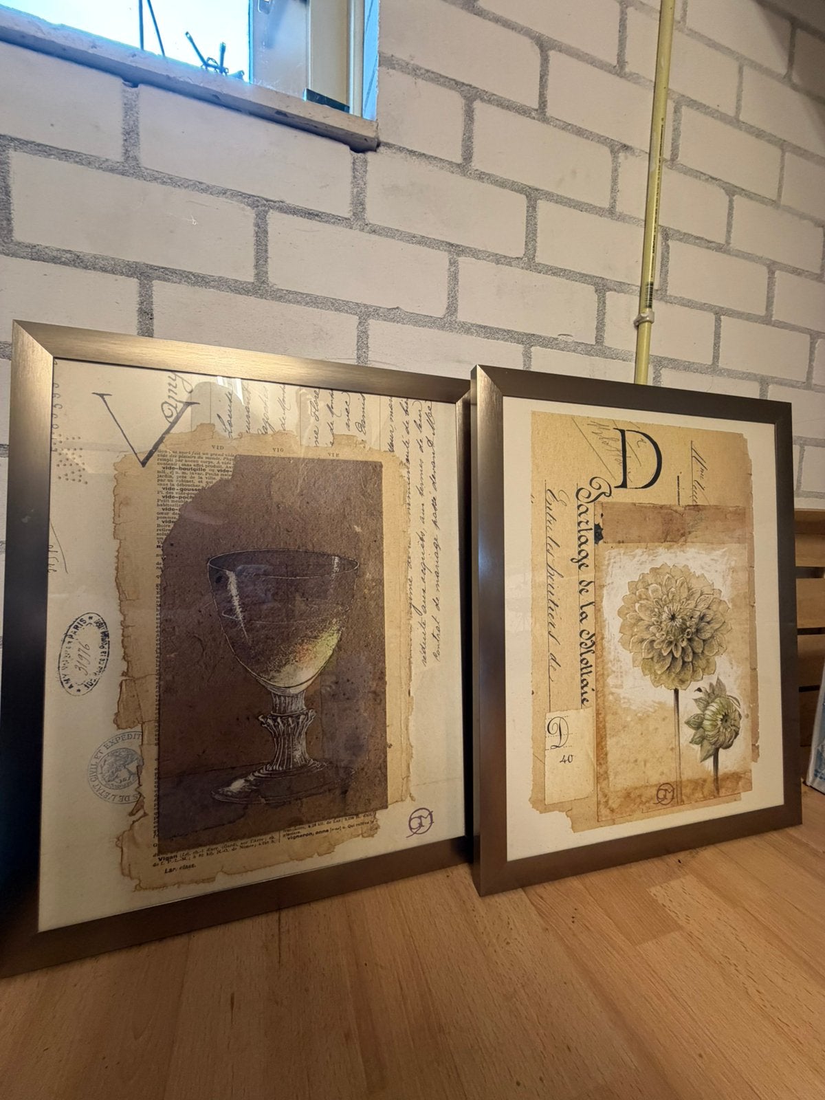 Set 2 schilderijen, Huis en Inrichting, Ophalen, Zo goed als nieuw