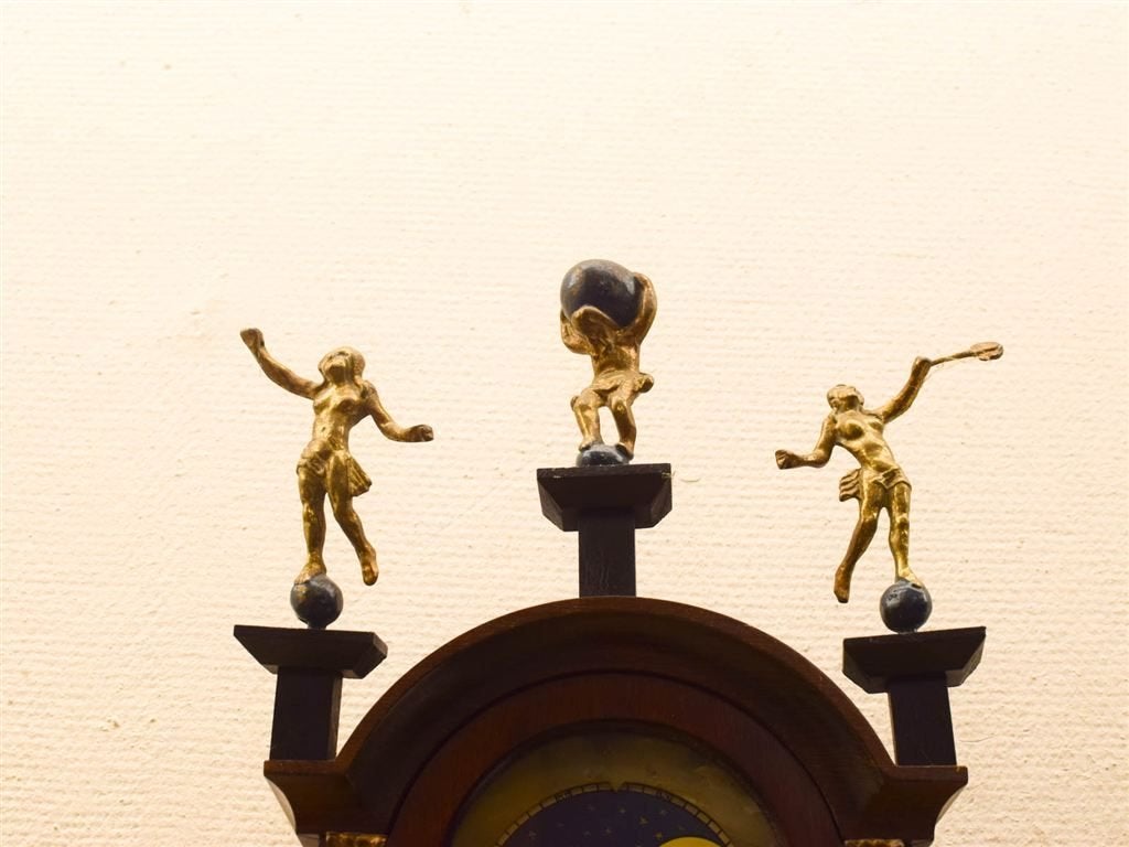 Minnie friese staartklok 51689, Huis en Inrichting, Ophalen of Verzenden, Gebruikt, Wandklok