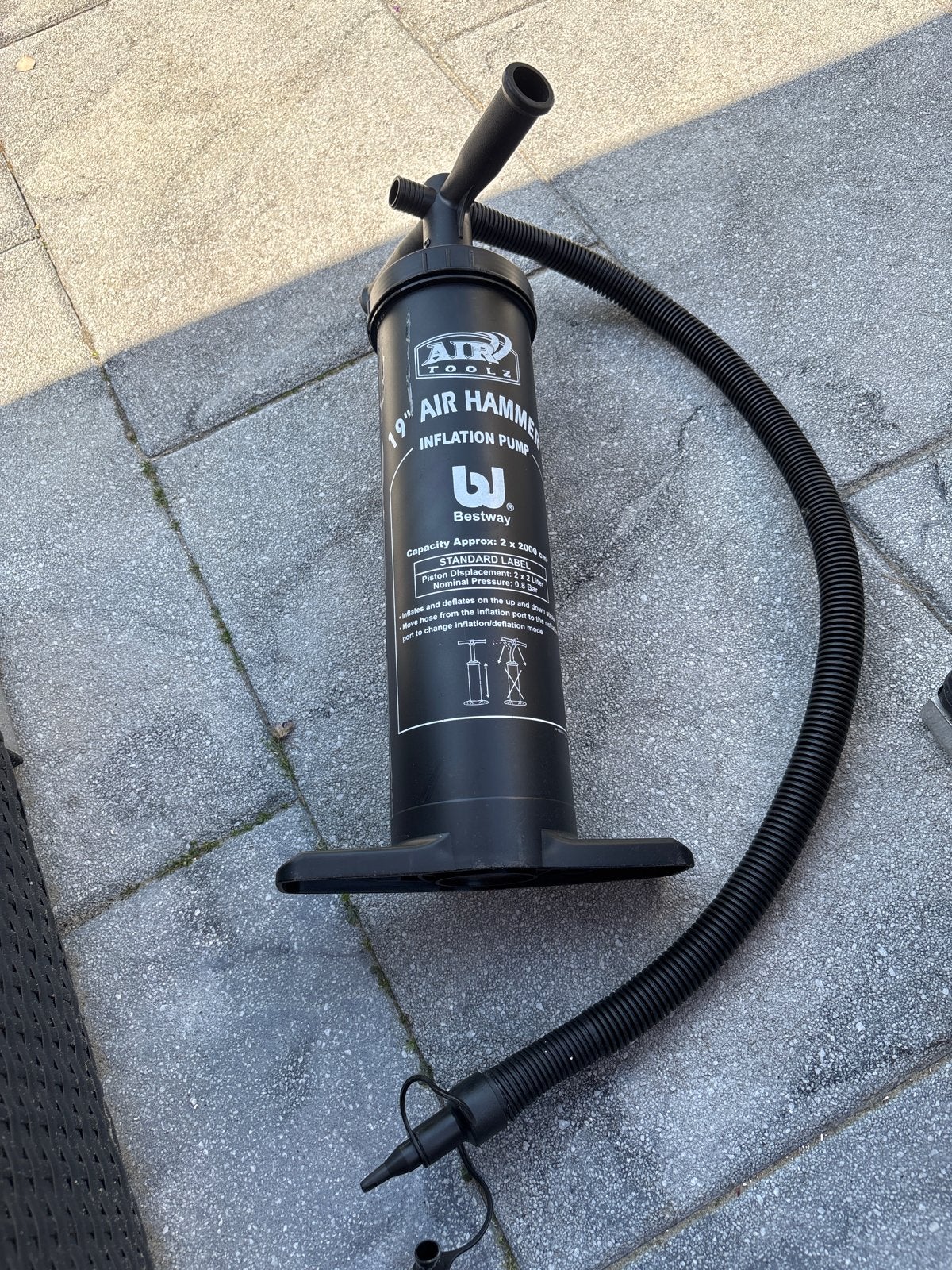 Bestway Air Hammer 19" opblaaspomp, Ophalen, Gebruikt