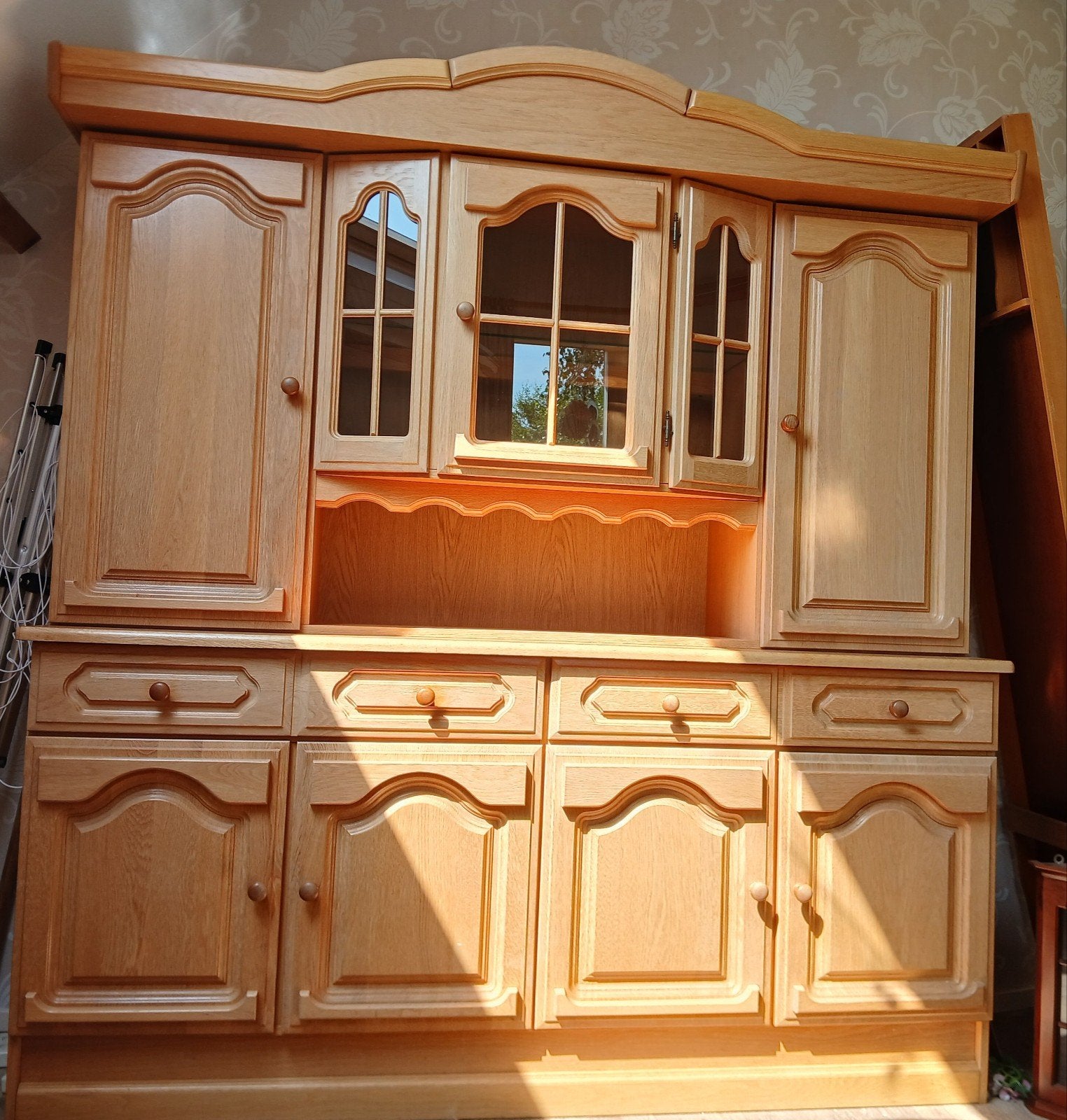 eikenhouten dressoir, Huis en Inrichting, Ophalen, Gebruikt, Met deur(en), 150 tot 200 cm