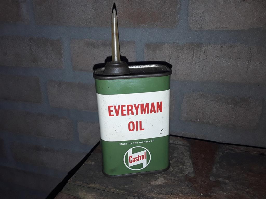 Vintage Castrol Everyman oil blikje. Zeer mooie staat., Verzamelen, Ophalen of Verzenden, Zo goed als nieuw
