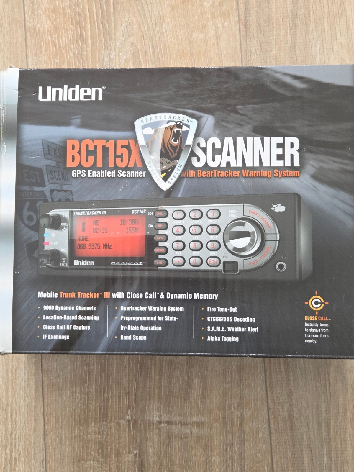 Uniden Bearcat BCT15X Scanner met GPS en accessoires, Ophalen of Verzenden