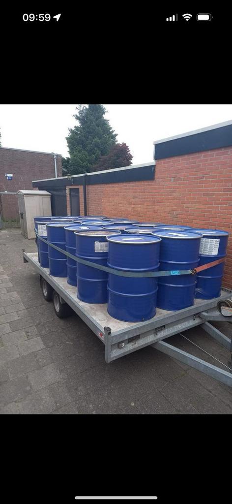 200 liter vaten tekoop, Tuin en Terras, Regentonnen, 150 liter of meer, Ophalen, Zo goed als nieuw