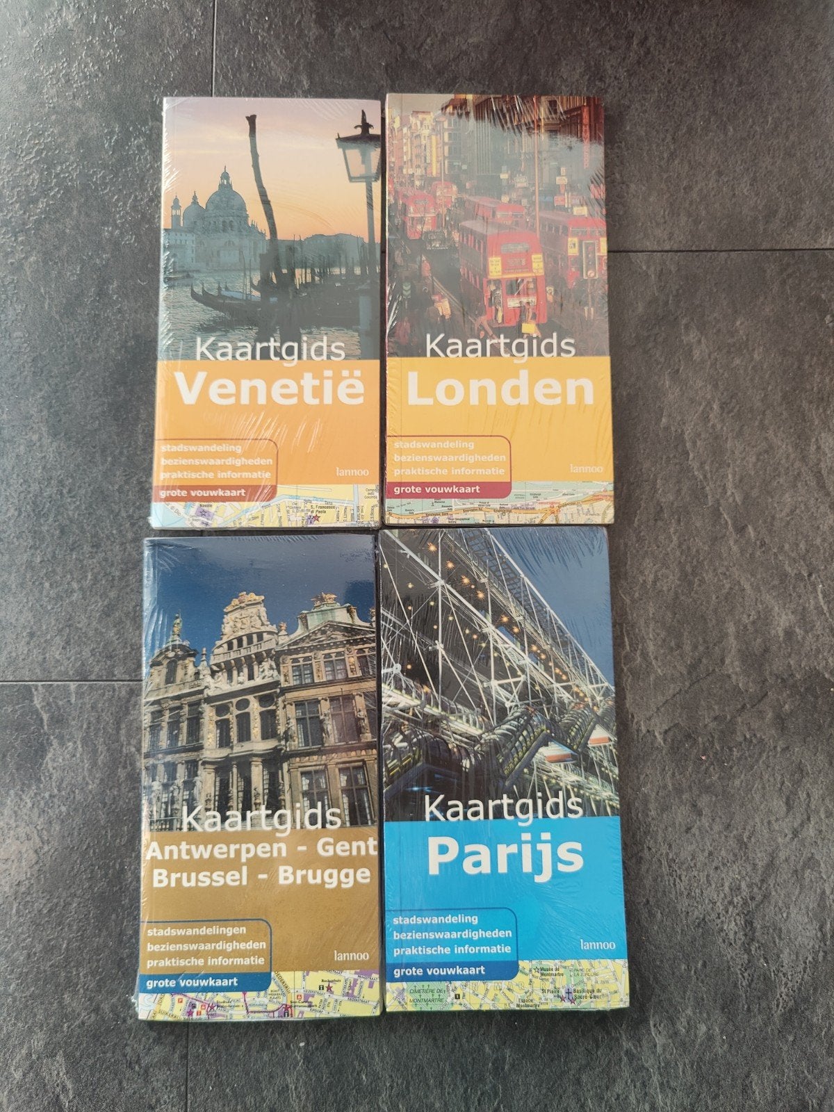 Lannoo's Kaartgidsen: Venetië, Londen, Antwerpen, Parijs, Overige merken, Europa, Nieuw, Ophalen of Verzenden