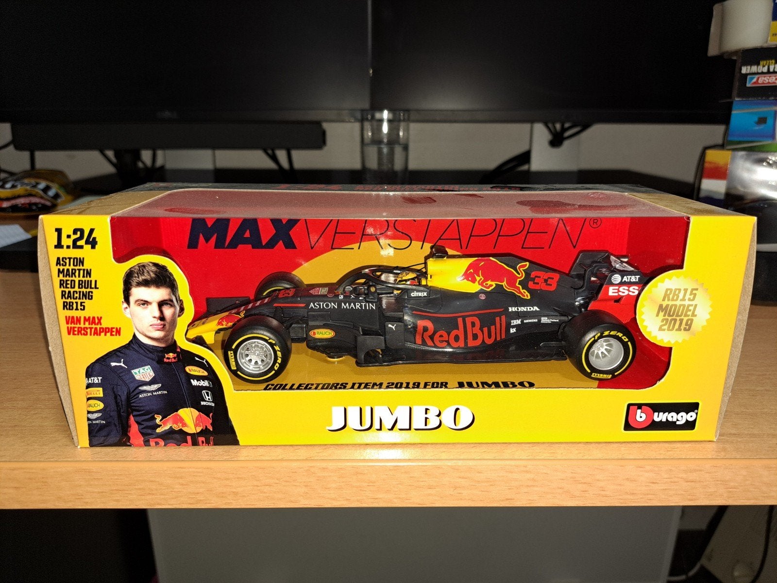 Max Verstappen F1 Red Bull model 2019 (RB15)(Oldenzaal), Ophalen of Verzenden, Nieuw, Auto, Bburago