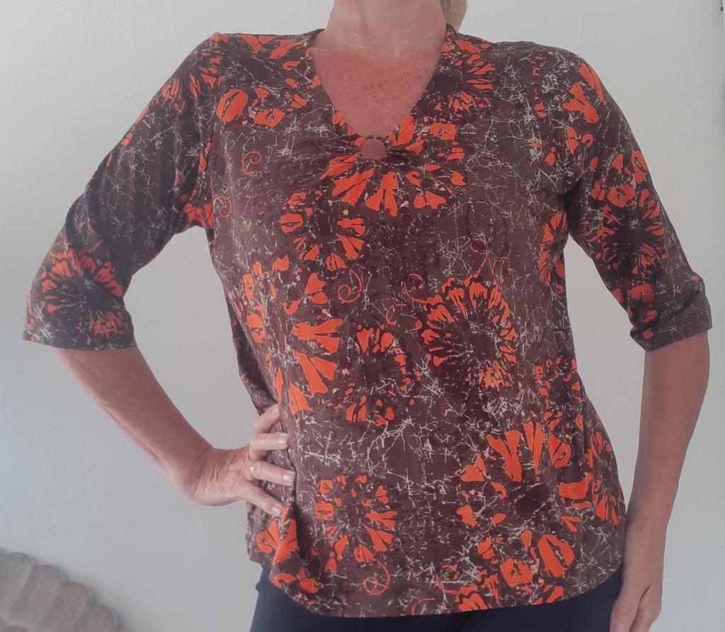 Schitterend shirt  xl, Ophalen of Verzenden, Zo goed als nieuw, Maat 46/48 (XL) of groter, Korte mouw