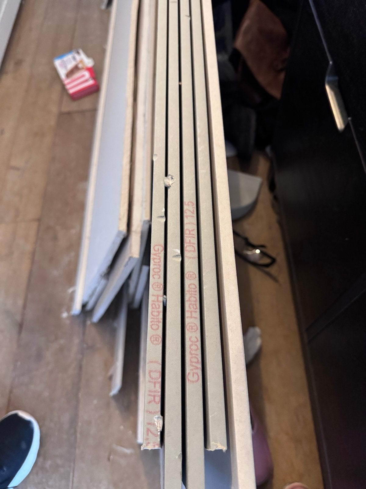 4x Gyproc Habito gipsplaat 60x260cm 12,5mm, Ophalen, Nieuw, Overige materialen, Minder dan 20 mm