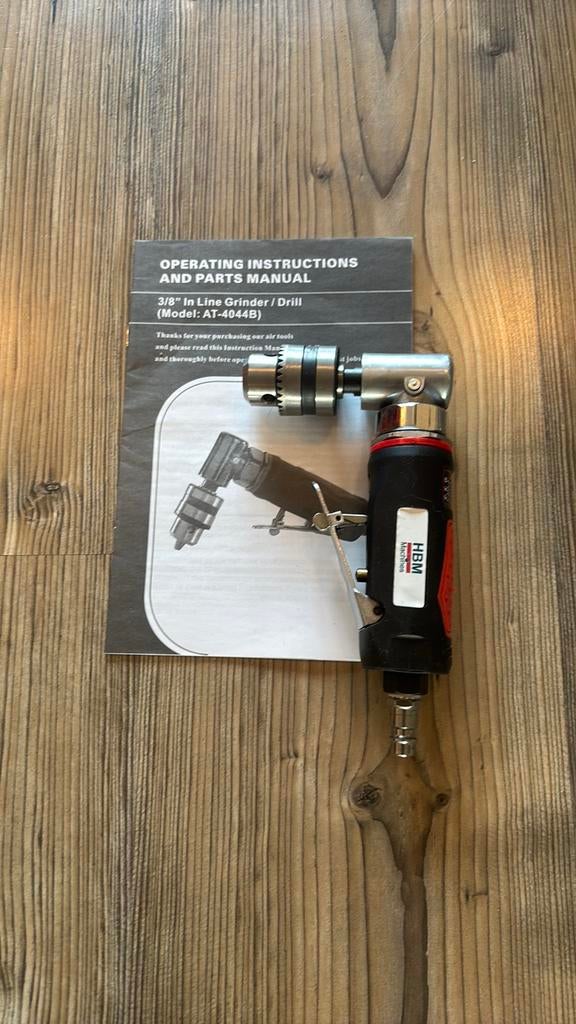 HBM 3/8” line grinder, Doe-het-zelf en Verbouw, Gereedschap | Boormachines, Boormachine, Ophalen of Verzenden, Zo goed als nieuw