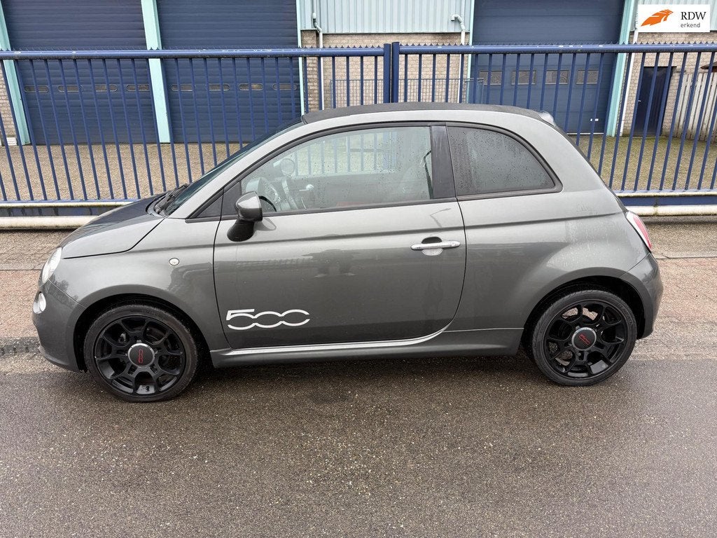 Fiat 500 C 0.9 TWINAIR TURBO 500S * 177.849 KM*INCL. GARANTI, Auto's, Fiat, Stof, Euro 6, Cabriolet, Origineel Nederlands