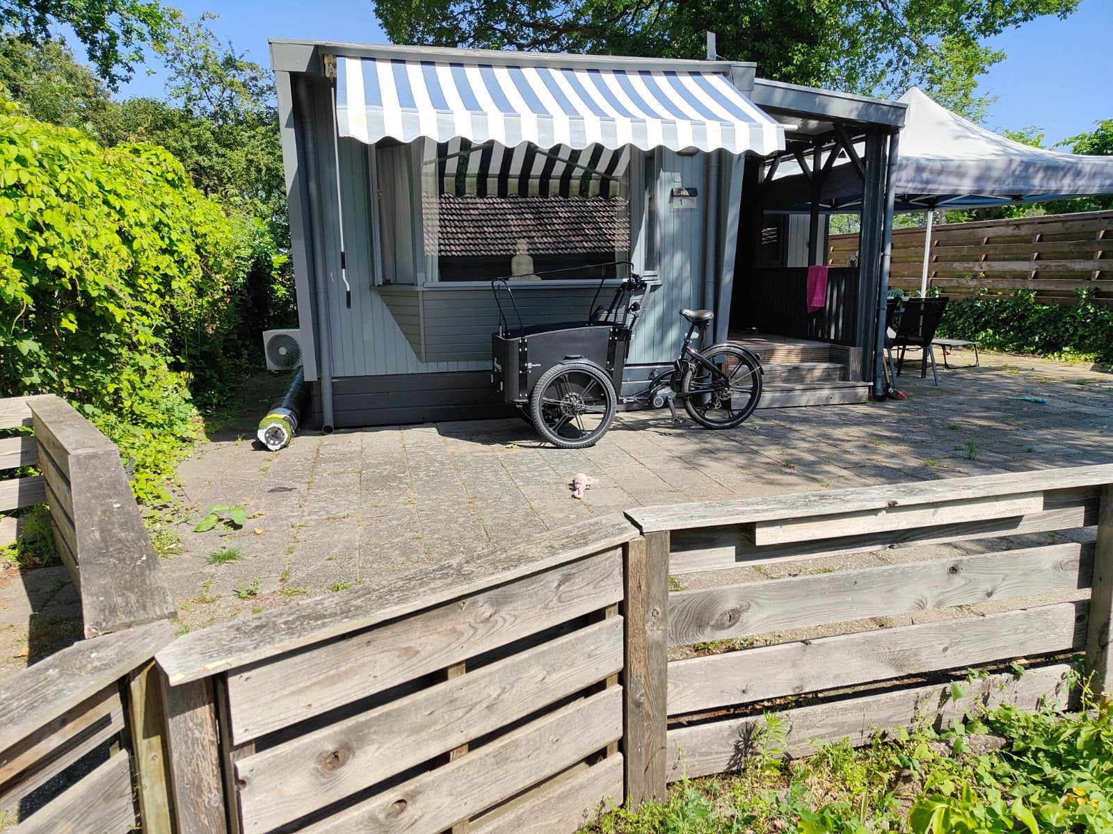 Nette stacaravan staat te koop op camping 't Veentje, Caravans en Kamperen, Stacaravans, Tot en met 4