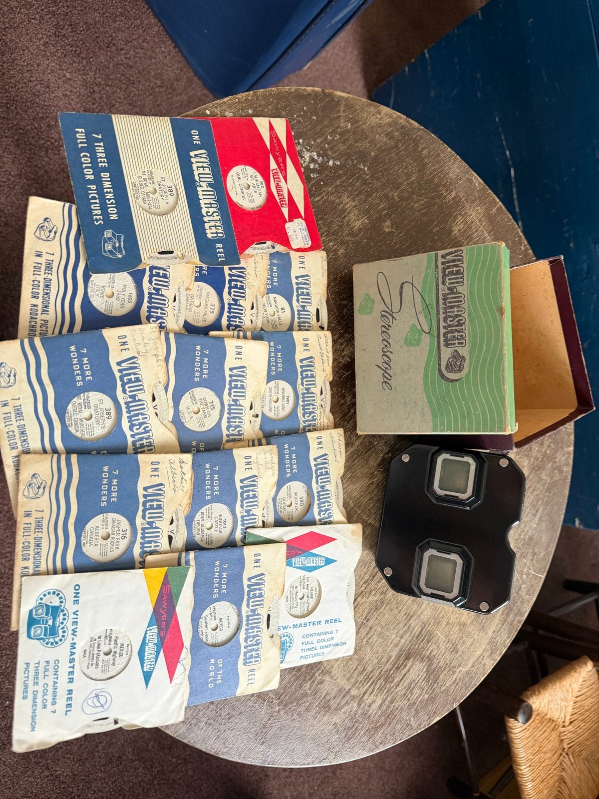 Vintage View-Master Stereoscoop met 15 Reels, Ophalen, Overige typen
