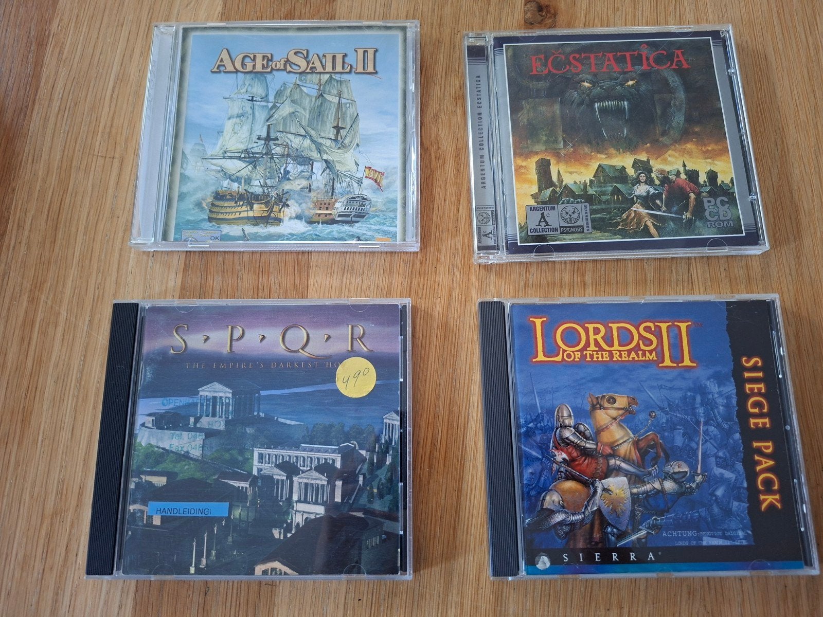 5x CD-ROM Computer games, Ophalen of Verzenden, Gebruikt