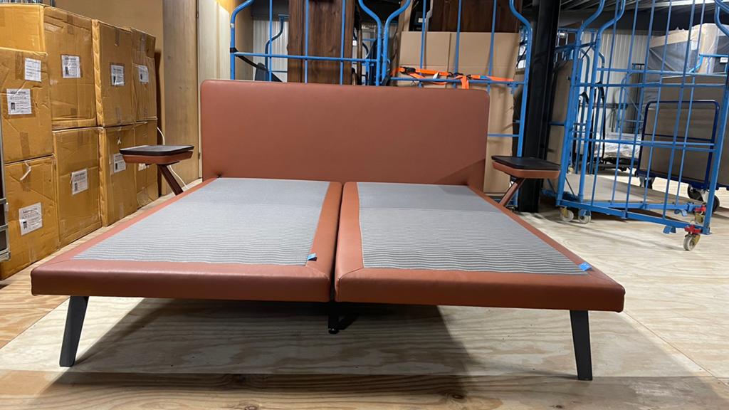 Finesse boxspring 180x210, showmodel, Overige kleuren, 210 cm, Ophalen of Verzenden, 180 cm