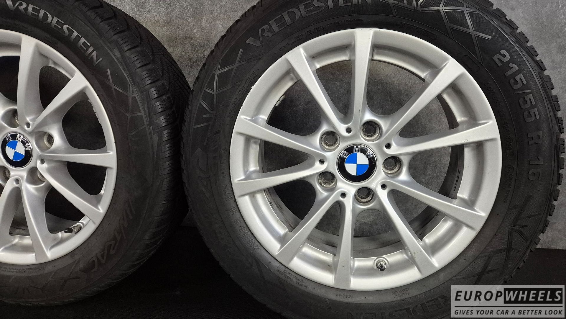 16 inch BMW 3 Serie F30 F31 F32 4 Style 391 winterbanden, Auto-onderdelen, Banden en Velgen, -, Banden en Velgen, Gebruikt, 215 mm