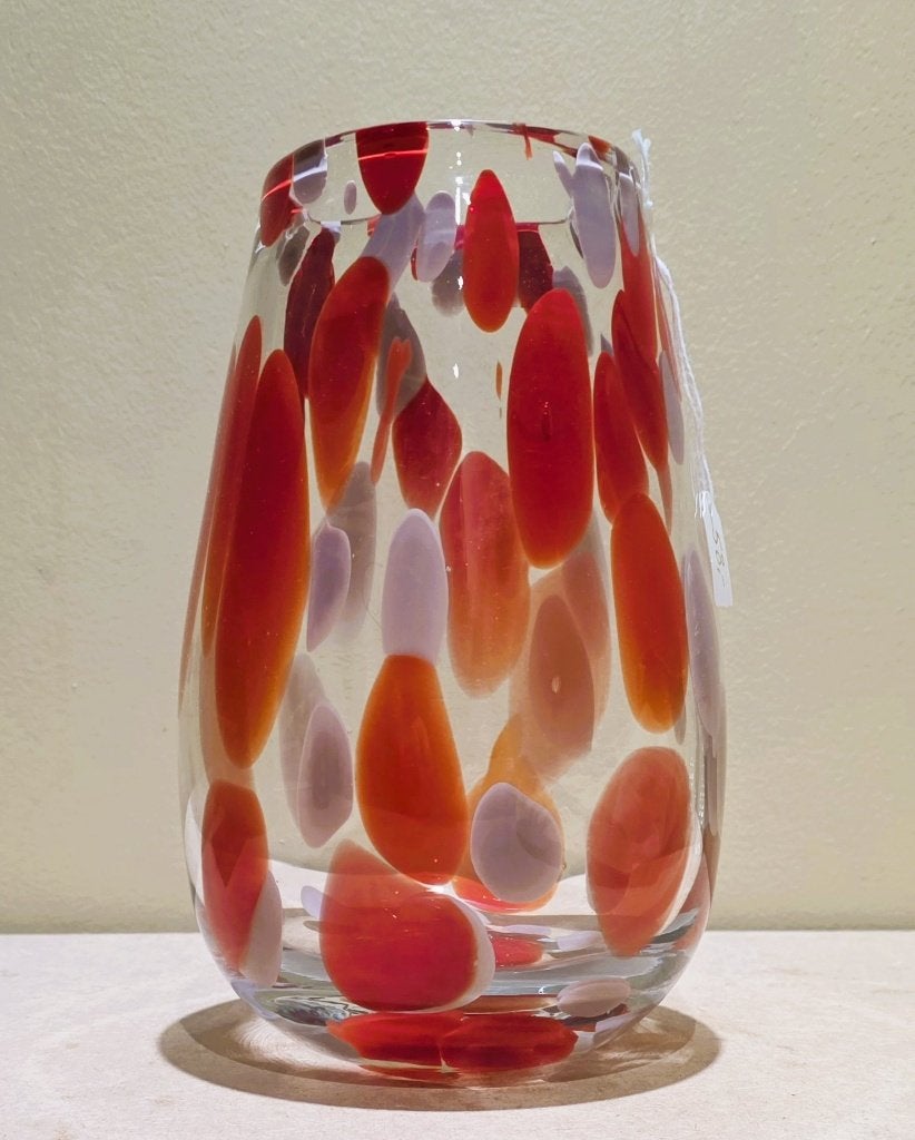 Glazen vaas - Murano stijl., Ophalen of Verzenden