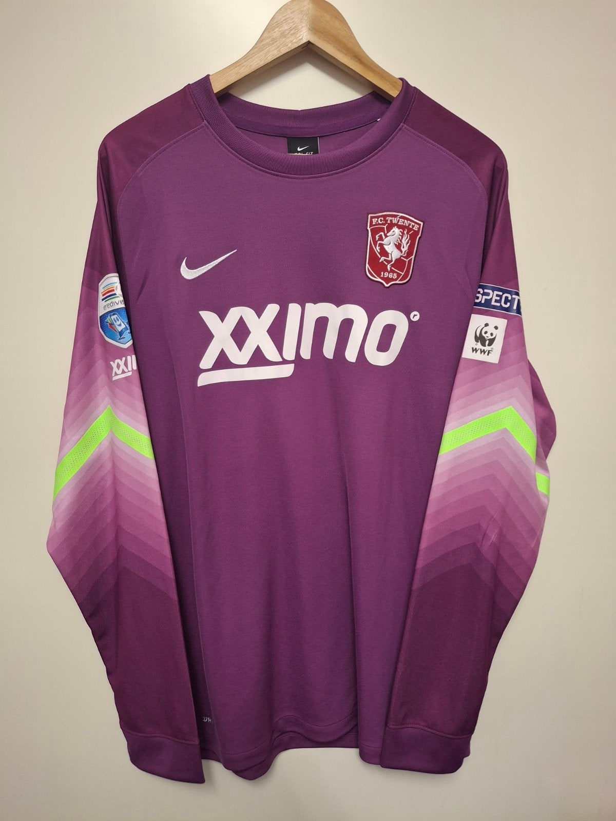 Fc Twente Match Worn issued Keepersshirt Sonny Stevens 14-15, Ophalen of Verzenden, Shirt