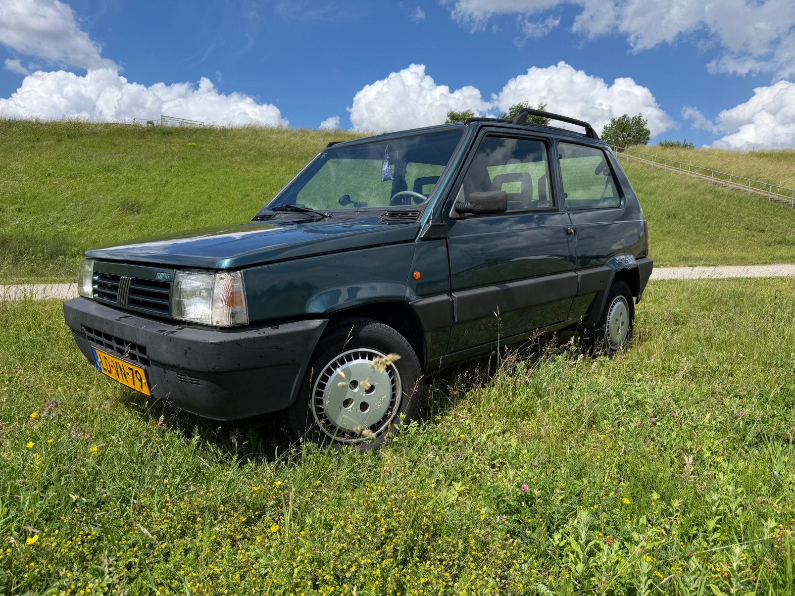 Fiat Panda 0.9 900 E2 1995 PETROL BLUE LUXE UITVOERING, Auto's, Fiat, Particulier, Panda, Benzine, Hatchback, Handgeschakeld, Origineel Nederlands