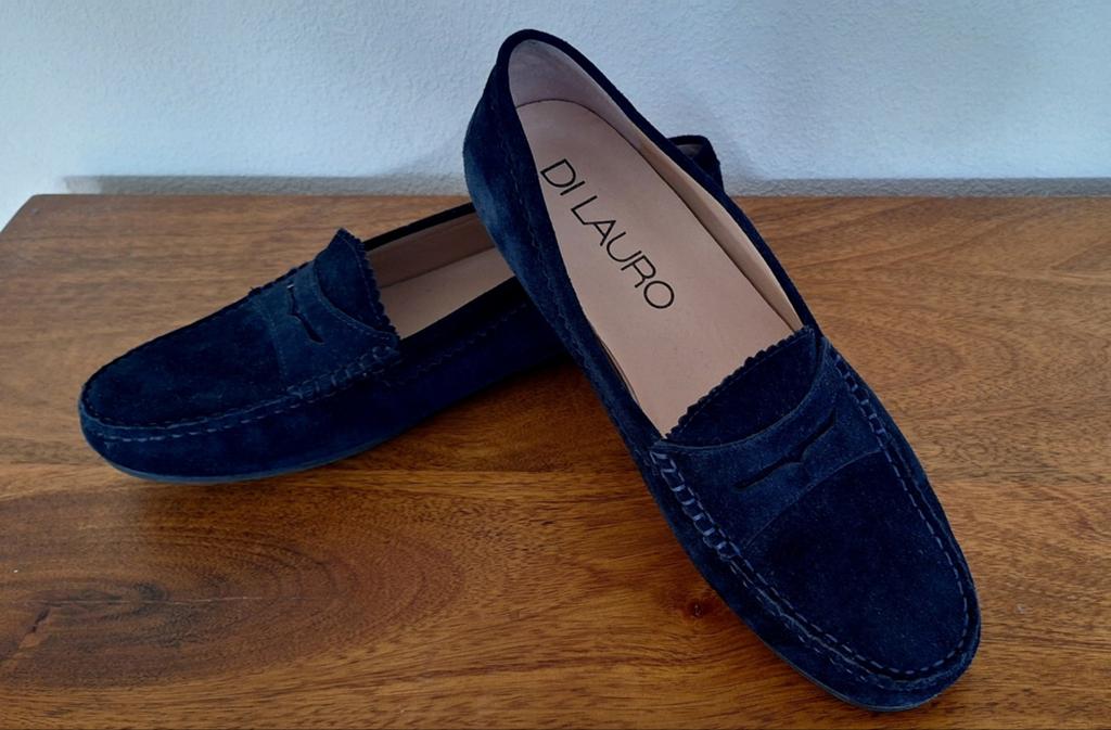 Mocassins | Di Lauro | maat 40, Kleding | Dames, Schoenen, Nieuw, Espadrilles of Moccasins, Blauw, Verzenden
