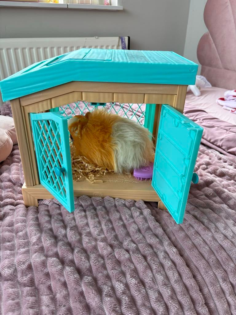 Little Live Pets cavia met hok, Ophalen, Gebruikt, Jongen of Meisje