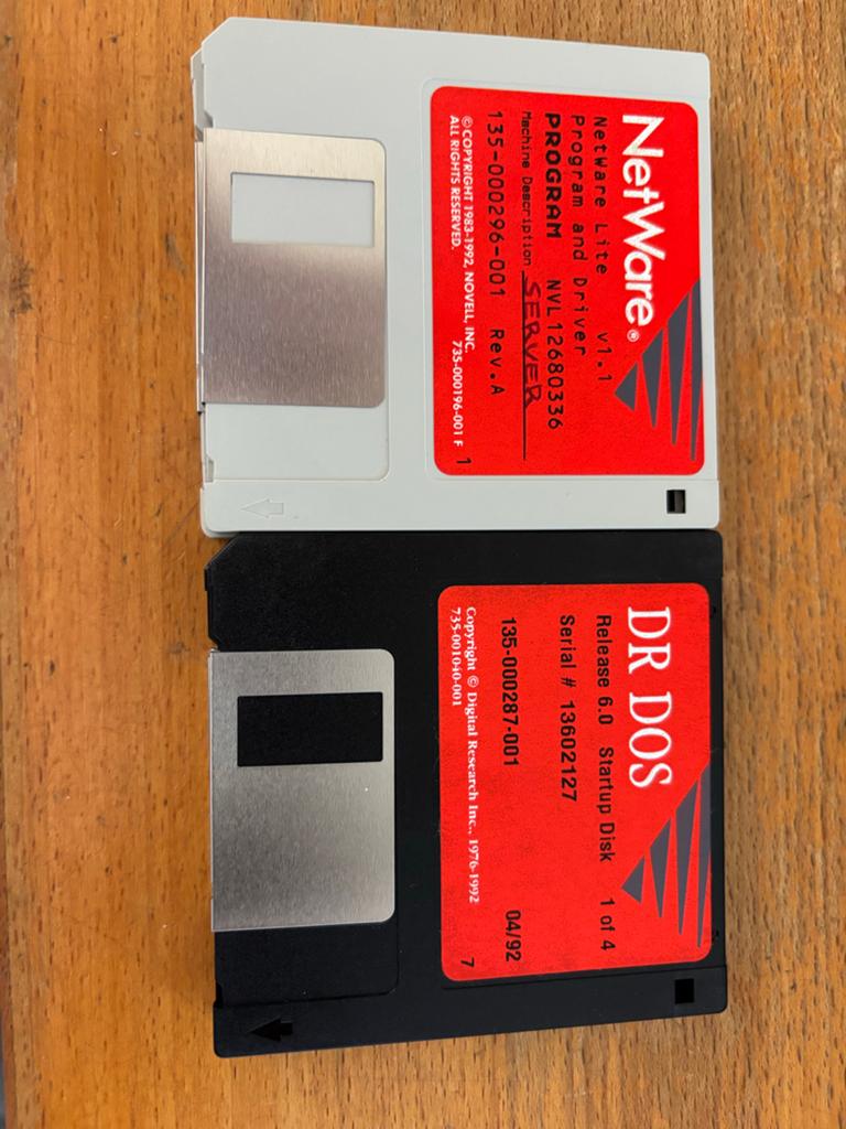NetWare Lite & DR DOS Floppy Disks - Vintage Software, Ophalen of Verzenden, Gebruikt, Windows