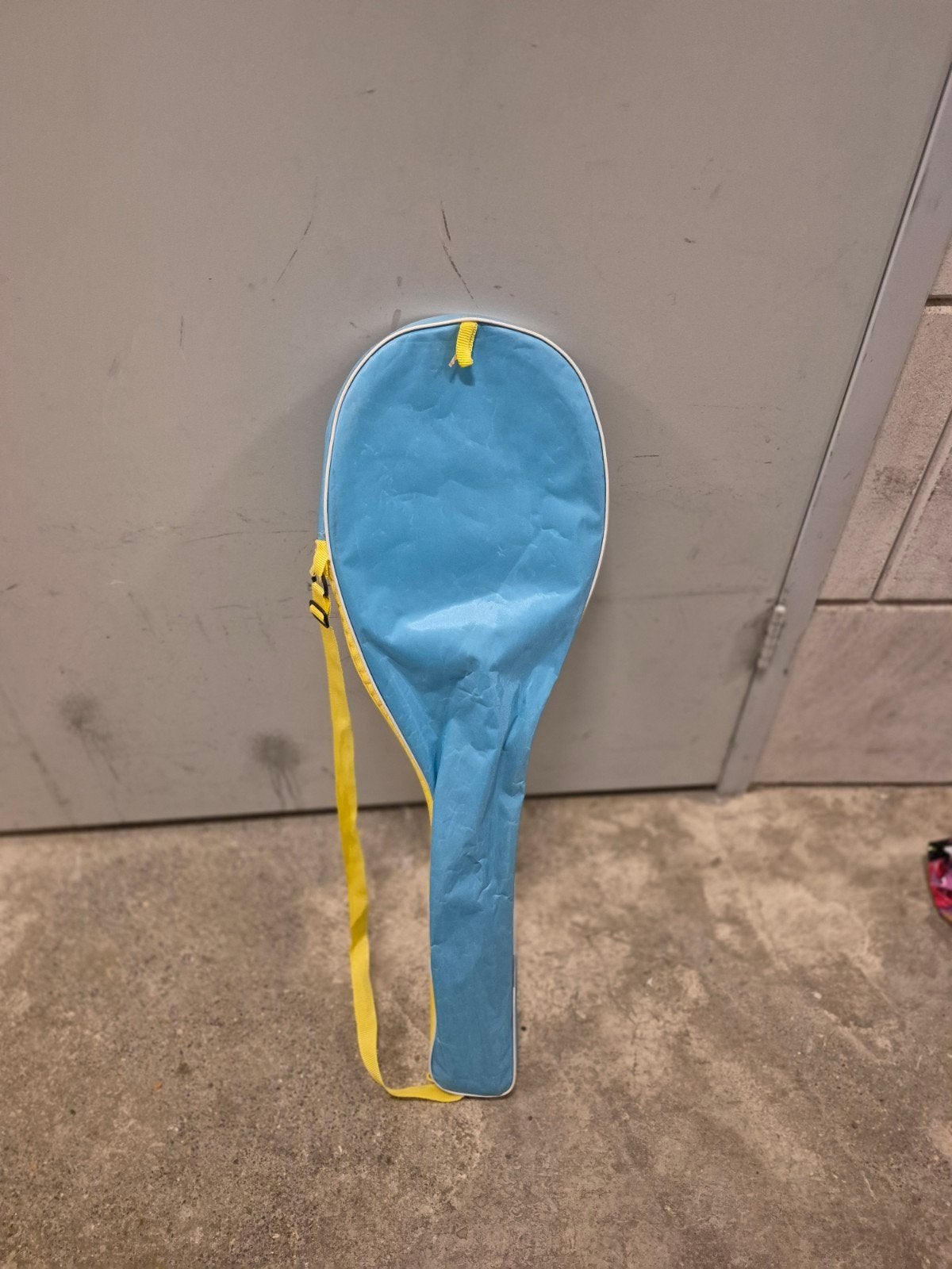 Badmintonracket met shuttle en hoes, Ophalen of Verzenden, Gebruikt, Racket(s)