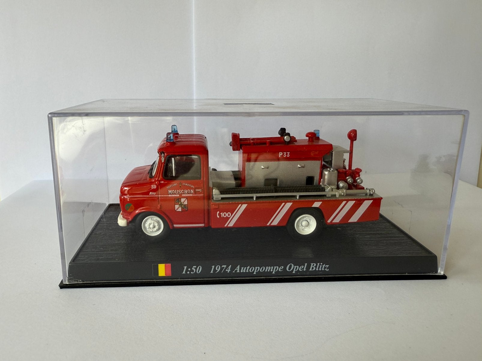Opel Blitz 1974 - Autopompe - schaal 1:50 - Nieuw, Ophalen of Verzenden, Nieuw, Bus of Vrachtwagen