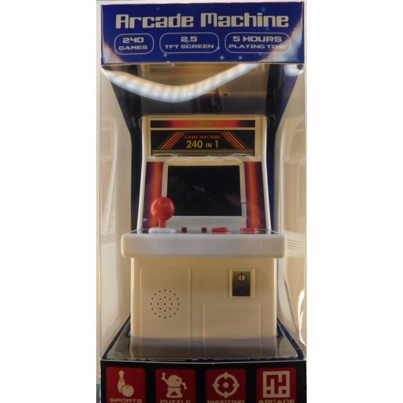 Mini Retro Arcade 240 Spellen, +49 421 565550, 1 speler, Nieuw, Eén computer