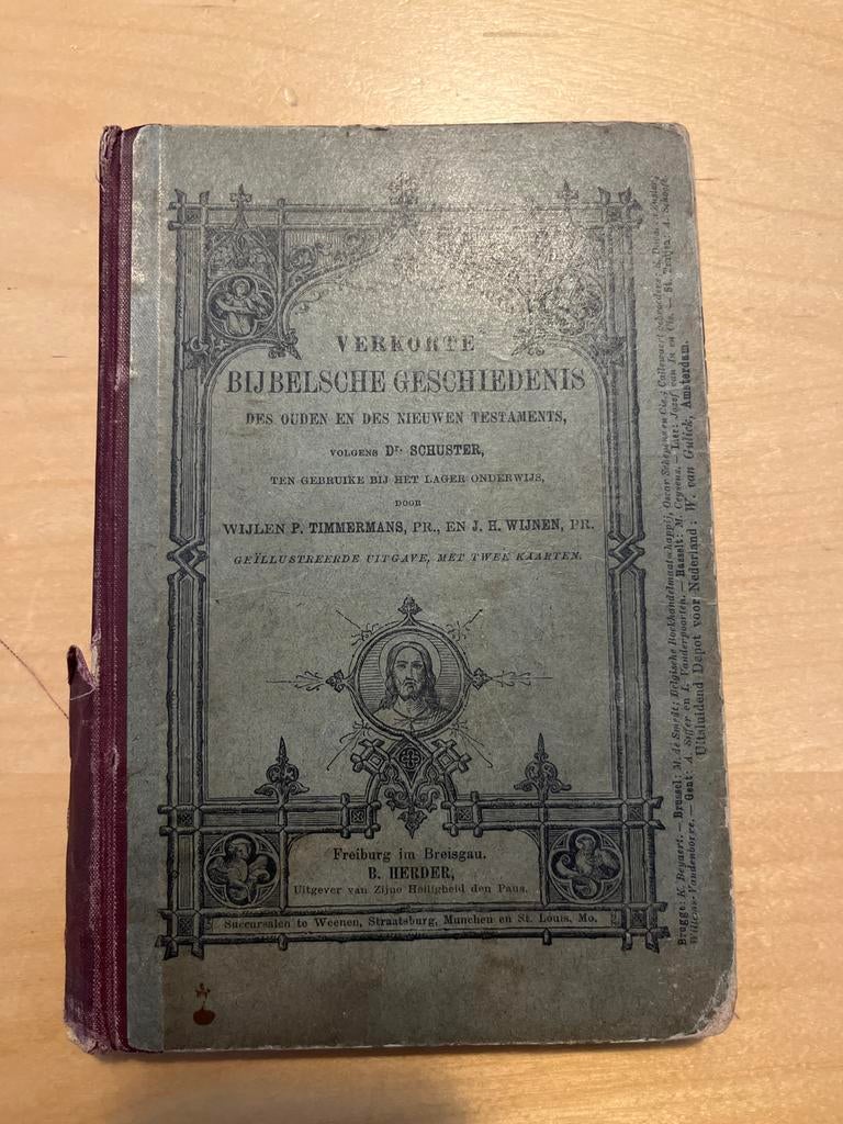 Verkorte Bijbelsche Geschiedenis - W. Timmermans, Antiek en Kunst, Ophalen of Verzenden