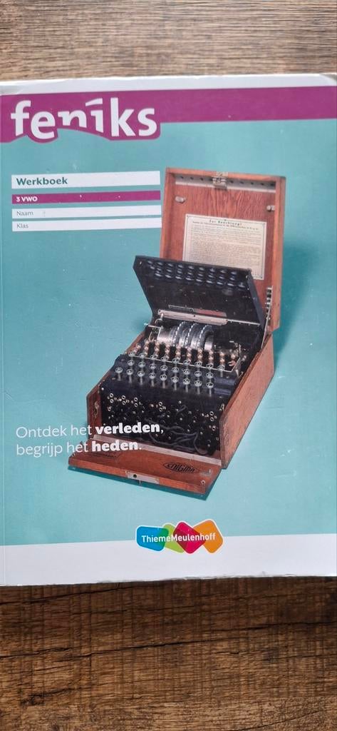 Feniks werkboek 3 vwo, Boeken, Ophalen of Verzenden, VWO, Geschiedenis