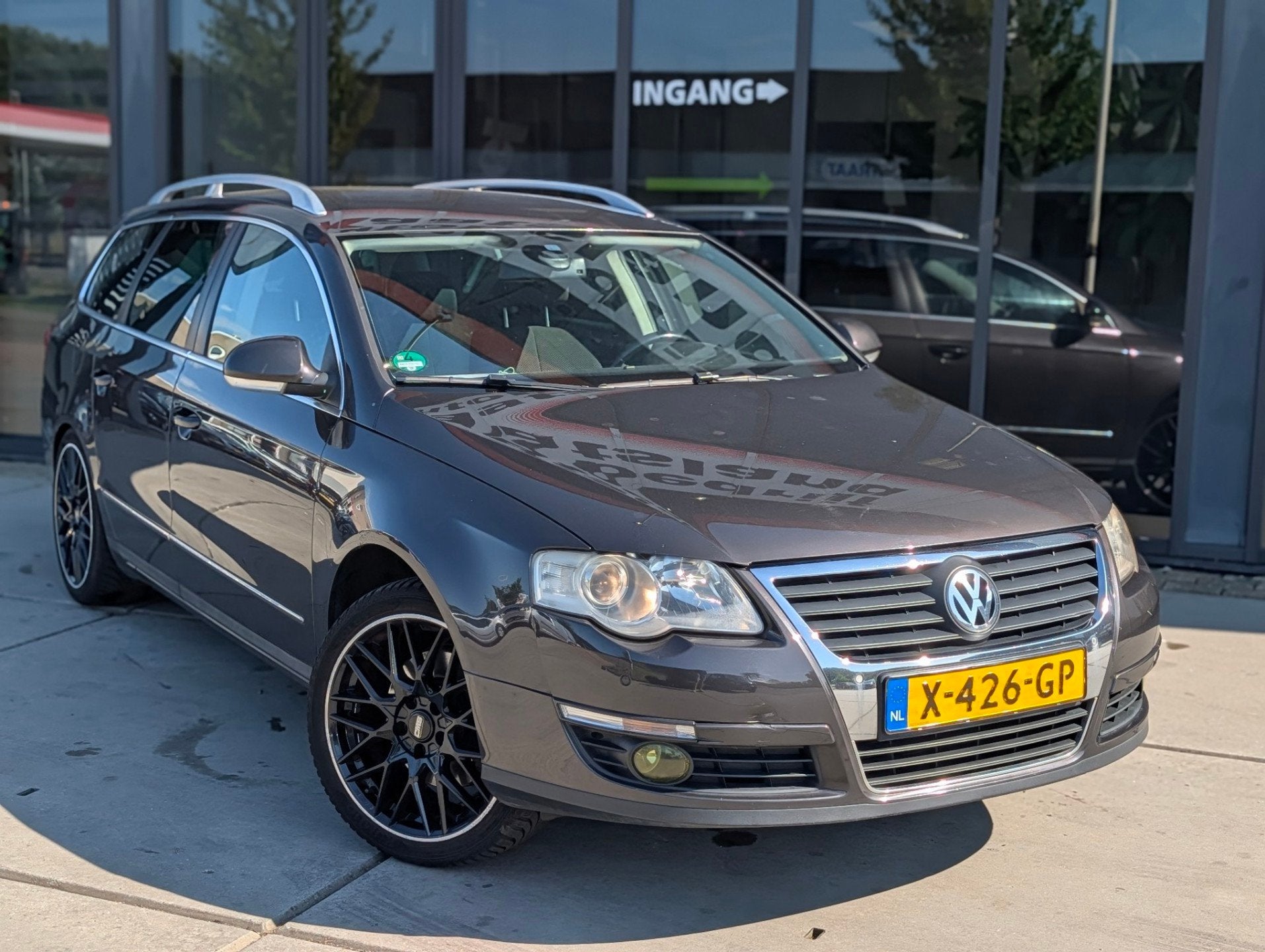 Volkswagen Passat Variant 2.0 FSI Highline Business - Automa, Auto's, Volkswagen, Stof, Gebruikt, Zwart, 4 cilinders
