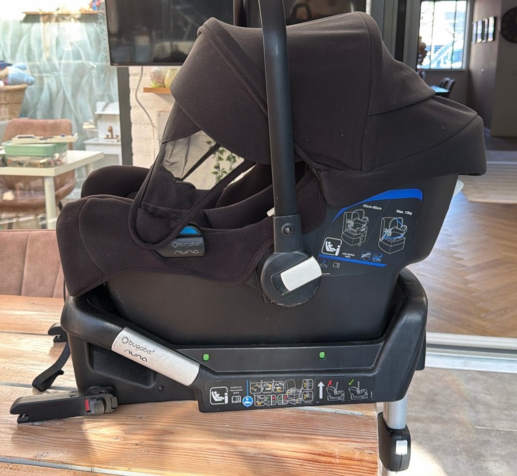 Bugaboo by Nuna autostoel en isofixbase, Nieuw, Isofix, 0 t/m 13 kg, Ophalen