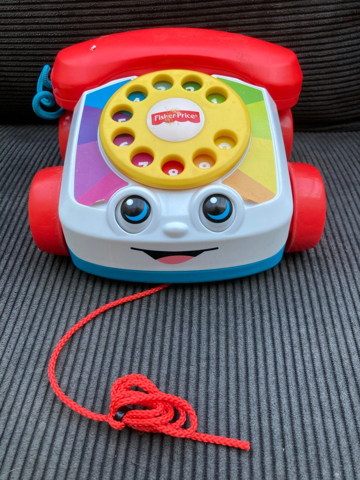Fisher-Price Lach & Leer Telefoon Speelgoed, Ophalen of Verzenden, Gebruikt, Duw- of Trekspeelgoed, Met geluid