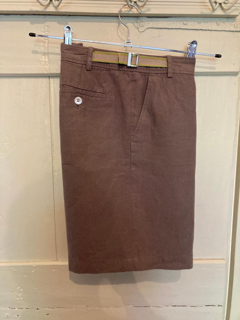 BOGNER linnen bermuda taupe 42, Kleding | Dames, Maat 42/44 (L), BOGNER, Ophalen of Verzenden, Zo goed als nieuw