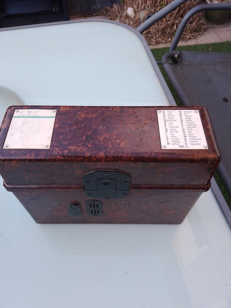 Duitse veldtelefoon gedateerd SABA 1939, Ophalen of Verzenden, Duitsland