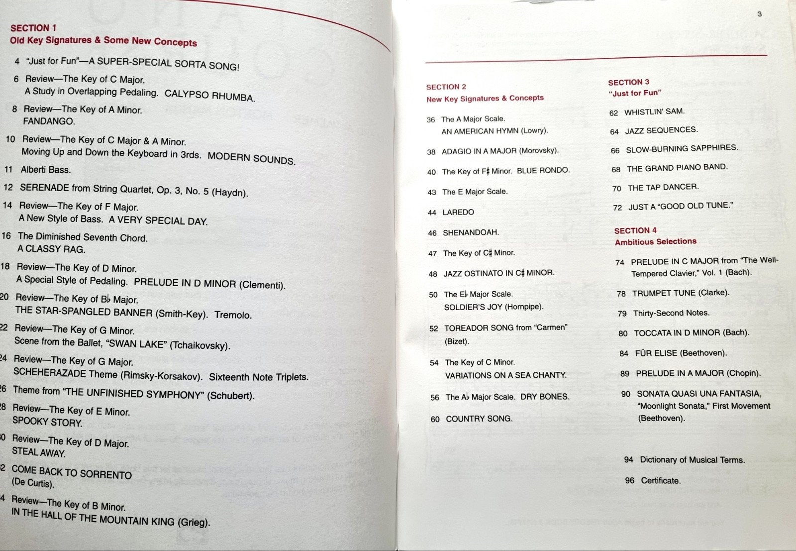 Alfred's Basic Adult Piano Course - Lesboek Niveau 3 P61, Muziek en Instrumenten, Bladmuziek, Verzenden, Les of Cursus, Zo goed als nieuw