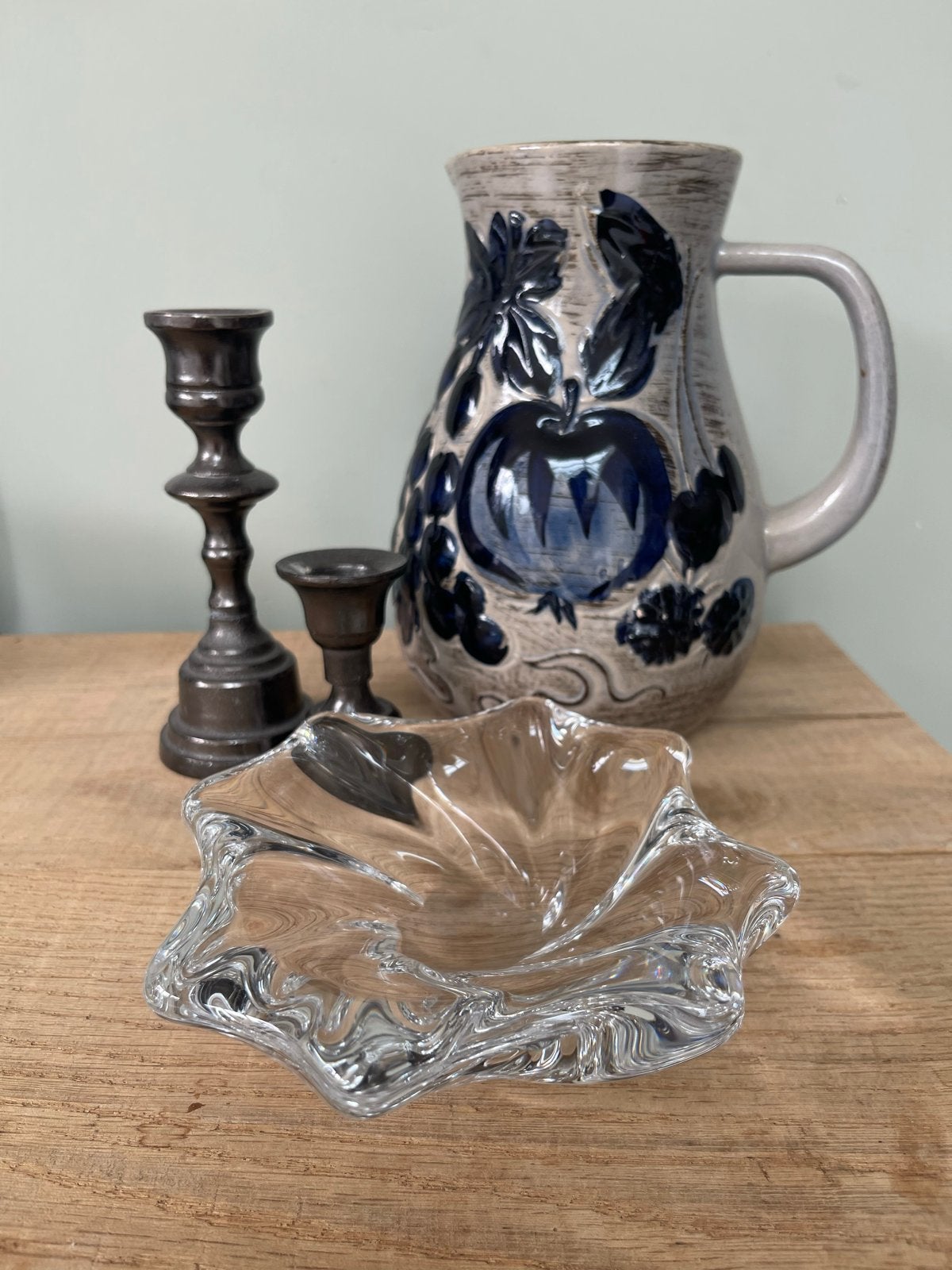 Mooie glazen schaal/asbak van Murano glas, Ophalen of Verzenden