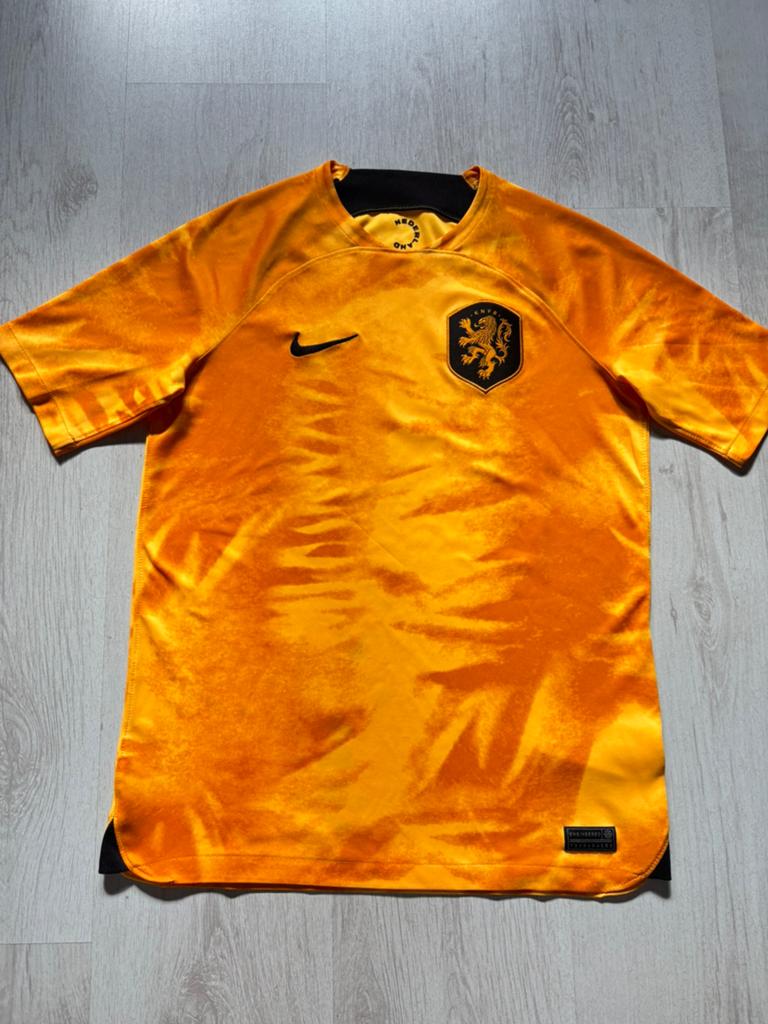 Nike WK 2022 voetbalshirt oranje Nederlands elftal, Maat XS of kleiner, Ophalen of Verzenden, Zo goed als nieuw, Shirt