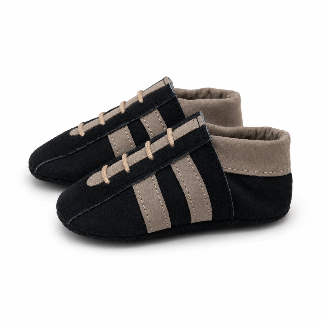 OXXY Babyslofjes sneakerstijl – zwart – maat L (maat 22), Schoentjes, Jongetje of Meisje, ., Nieuw
