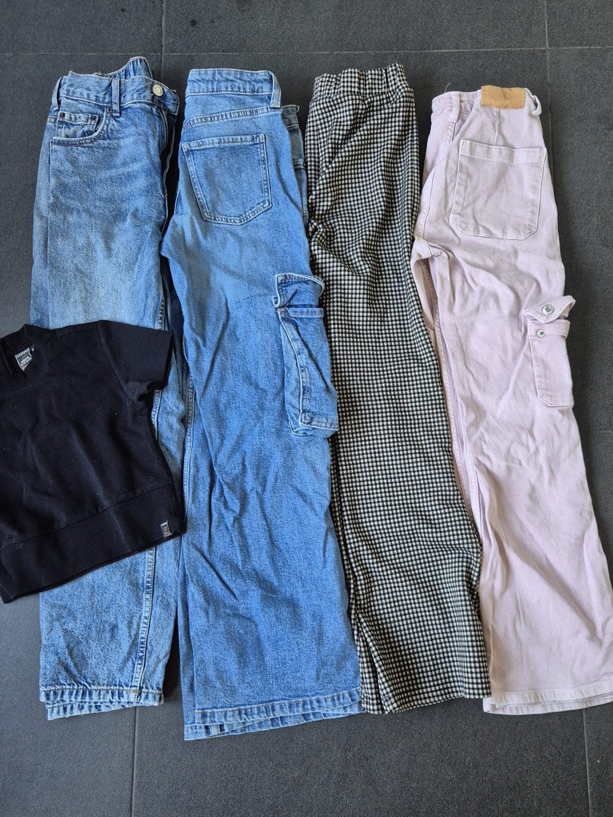 kinder kleding meisje, Kleding | Heren, Ophalen of Verzenden, Gedragen, Overige maten, Blauw
