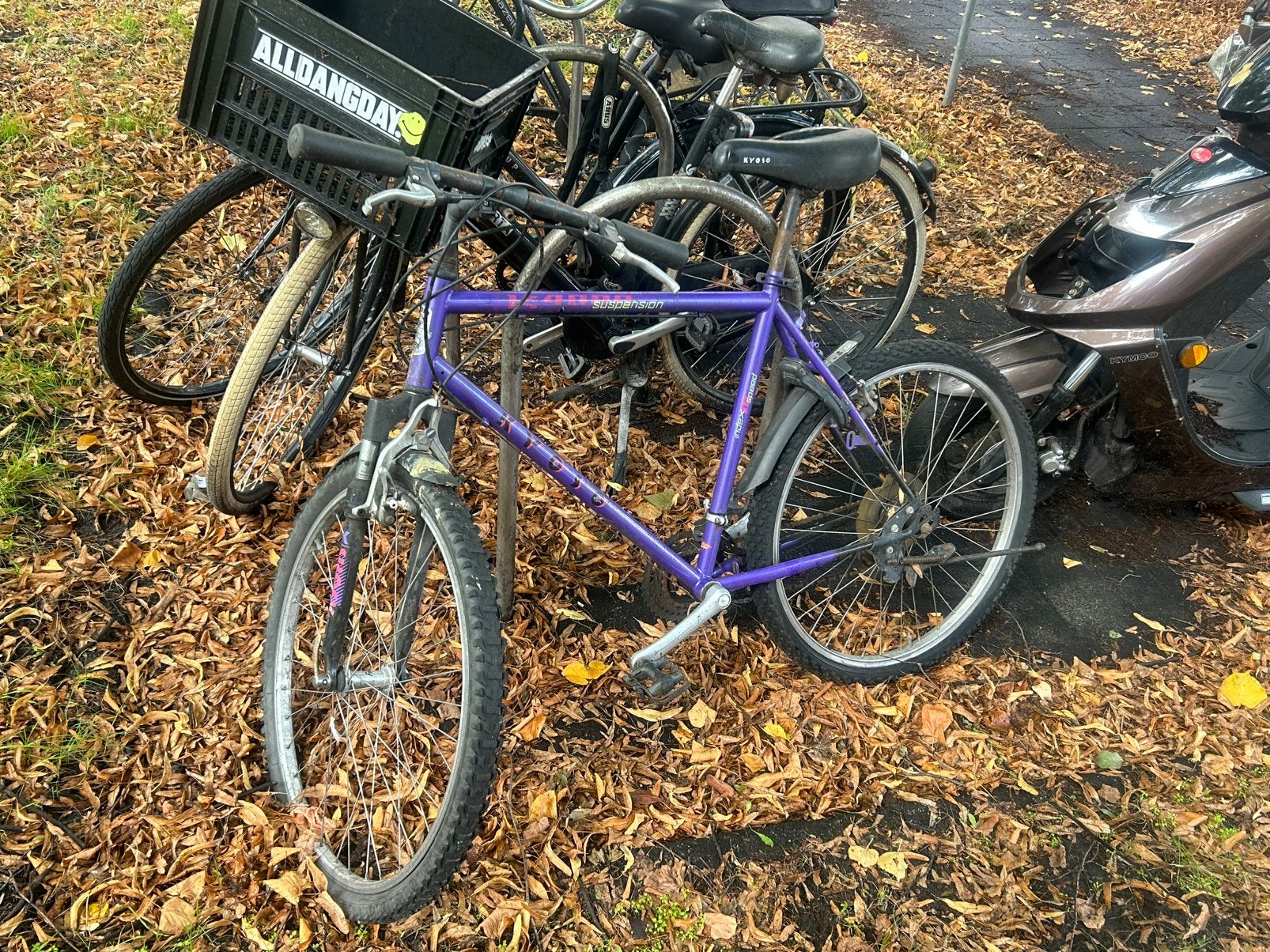 Paarse race fiets, 55 cm of meer, Ophalen, Zo goed als nieuw, Meer dan 20 versnellingen
