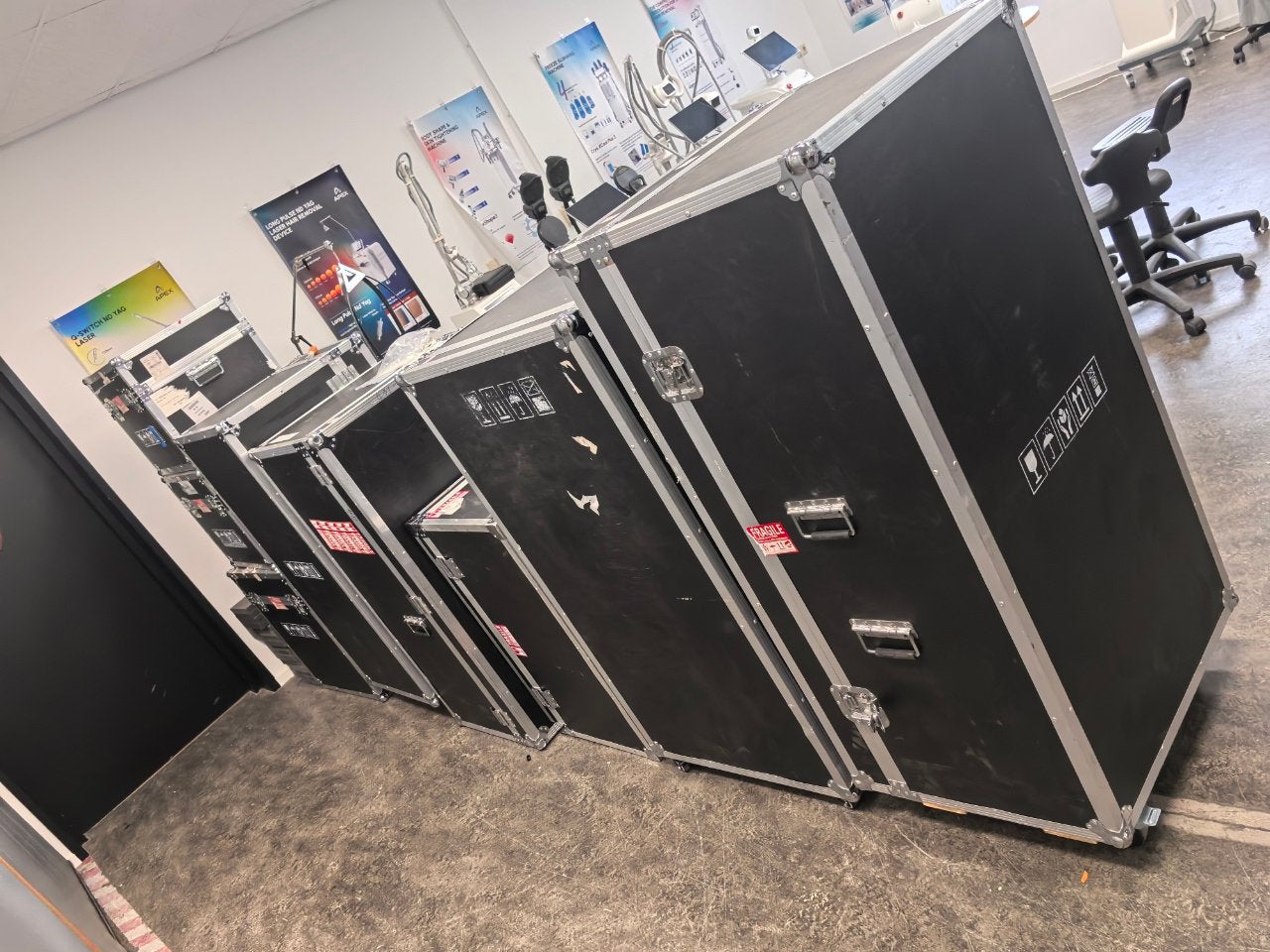 Flightcases te koop in Almere, Ophalen, Zo goed als nieuw, Overige instrumenten, Flightcase