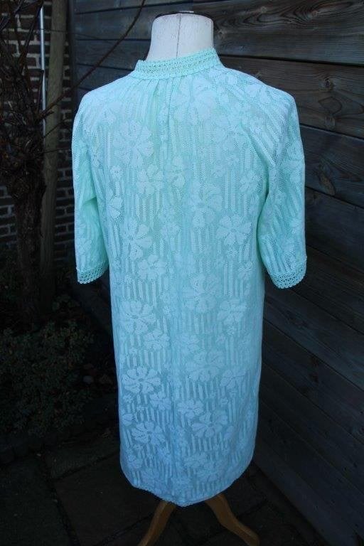 Originele retro Hanro jurk 50s 60s maat 42 vintage Vaste AAN, Maat 42/44 (L), Ophalen of Verzenden, Zo goed als nieuw, Knielengte