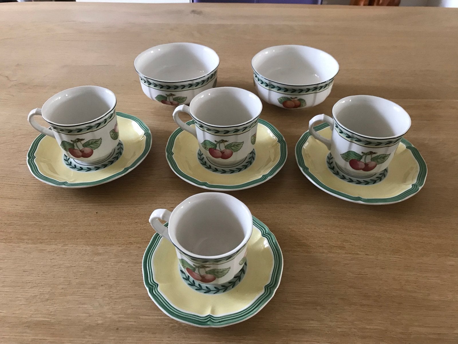 Villeroy & Boch French Garden Serviesgoed, Ophalen of Verzenden, Zo goed als nieuw, Kop(pen) en/of Schotel(s), Porselein