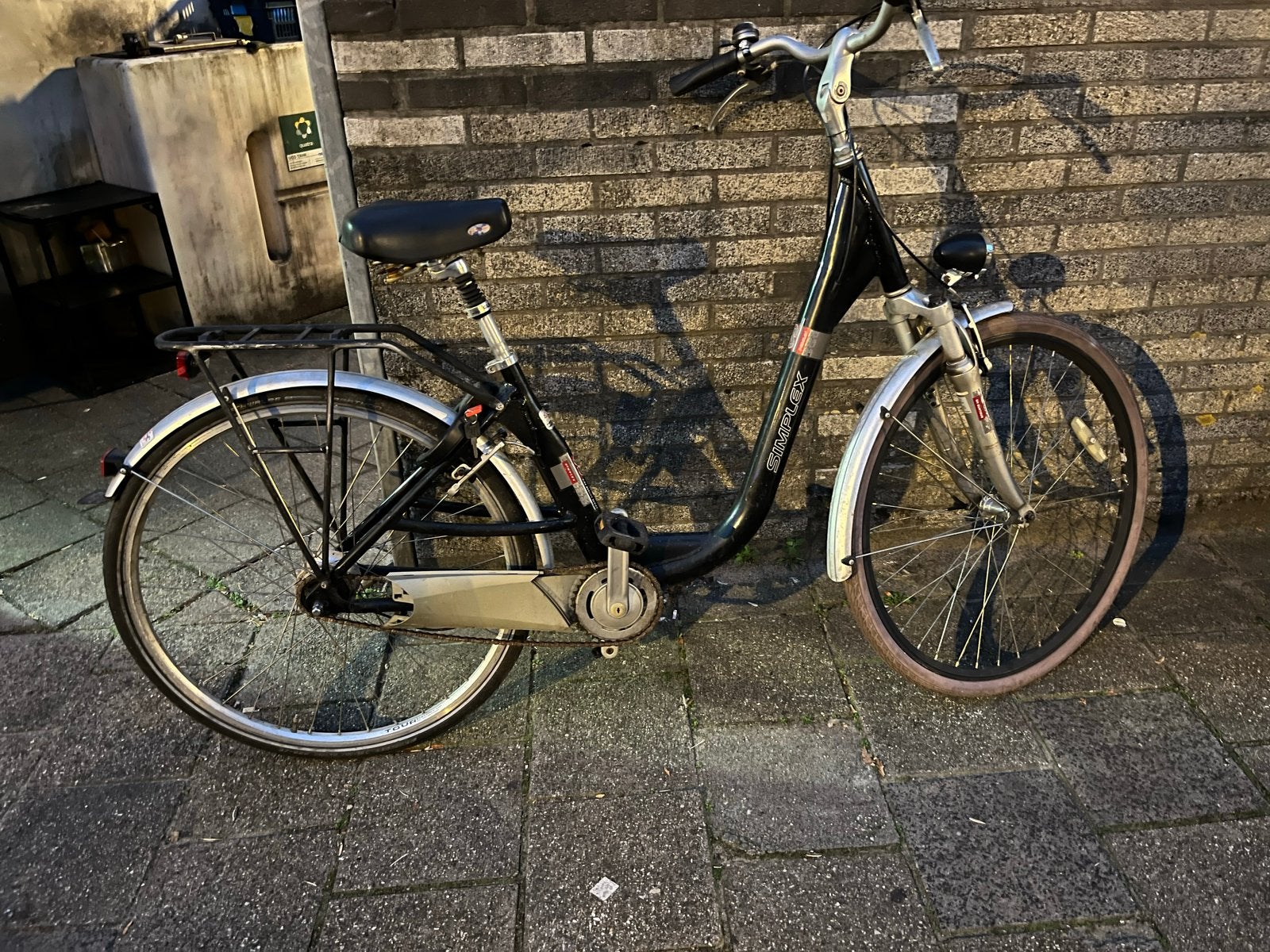 Simplex Damesfiets met lage instap en 7 versnellingen, Terugtraprem, 50 tot 53 cm, Ophalen, Overige merken