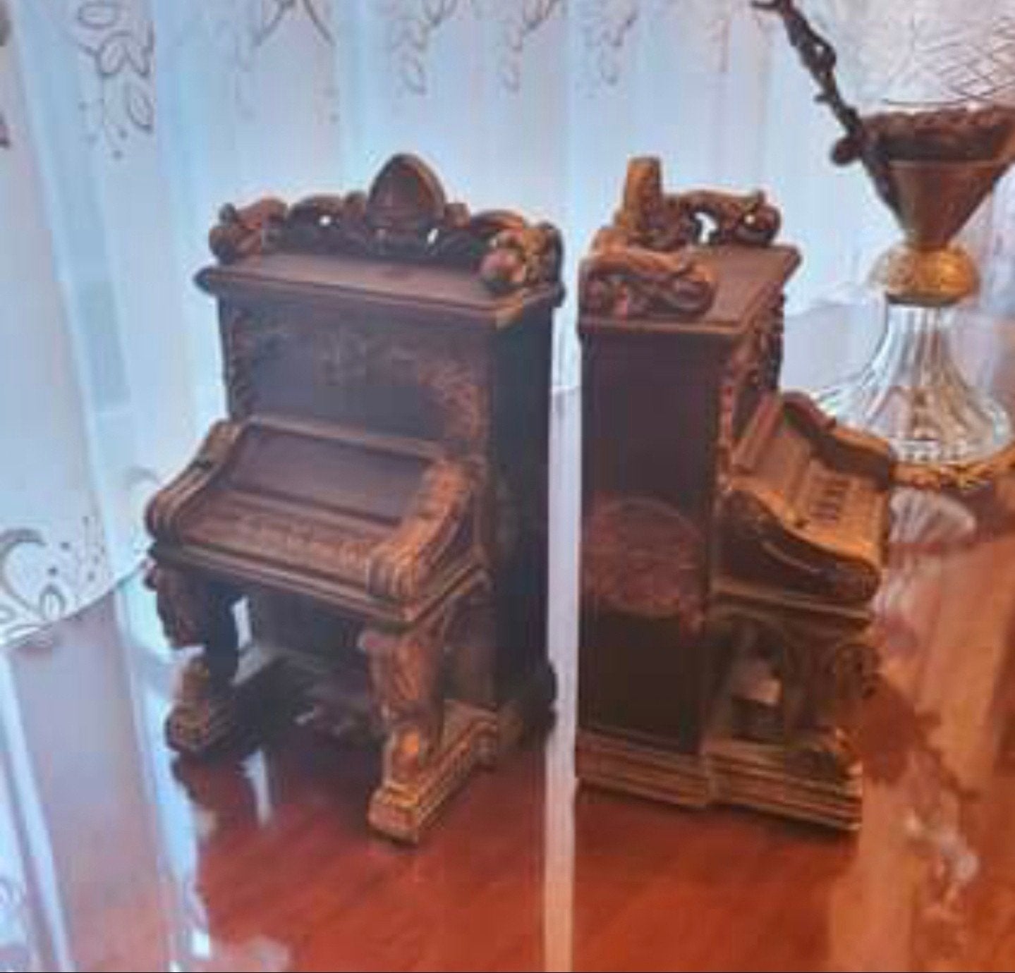 Baroque boekensteunen set piano, Ophalen of Verzenden